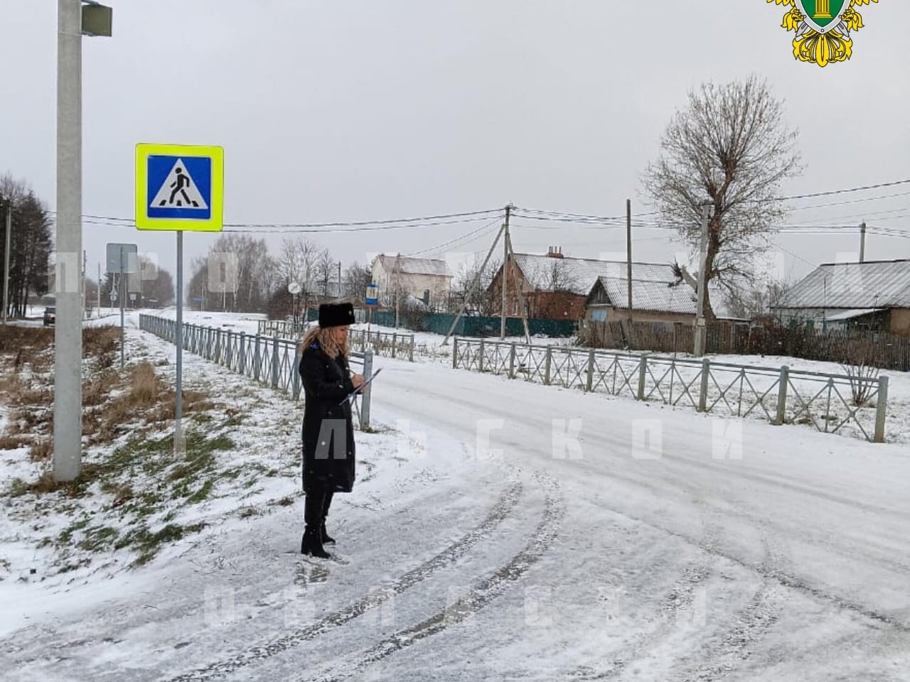 Предприятие обяжут расчистить сельскую дорогу и сделать тротуары