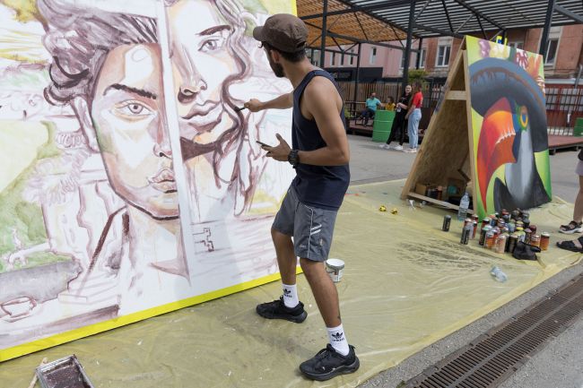 В Туле проходит Международный фестиваль уличного искусства