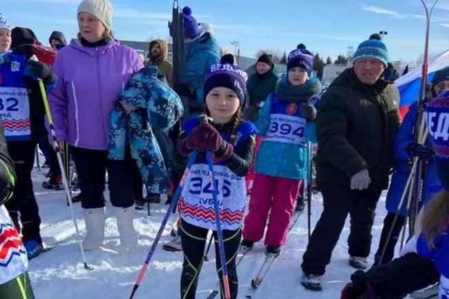 Юные киреевские лыжники приняли участие в «Лыжне Веденина»
