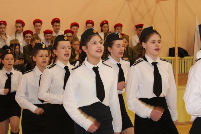 В Киреевской ДЮСШ прошёл районный «Смотр строя и песни»