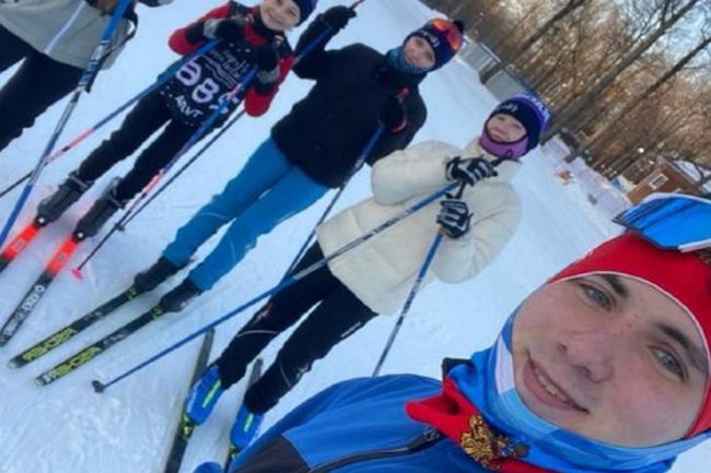 Юные киреевские лыжники приняли участие в Ночной лыжной гонке