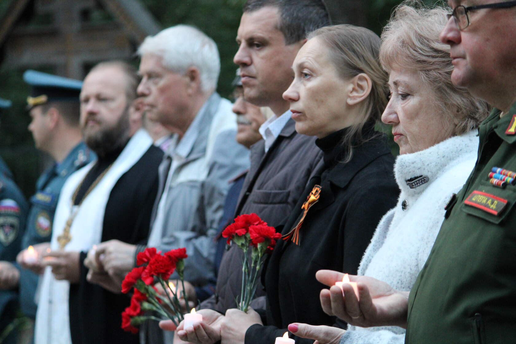 В р.п. Заокском зажгли «Свечу памяти»