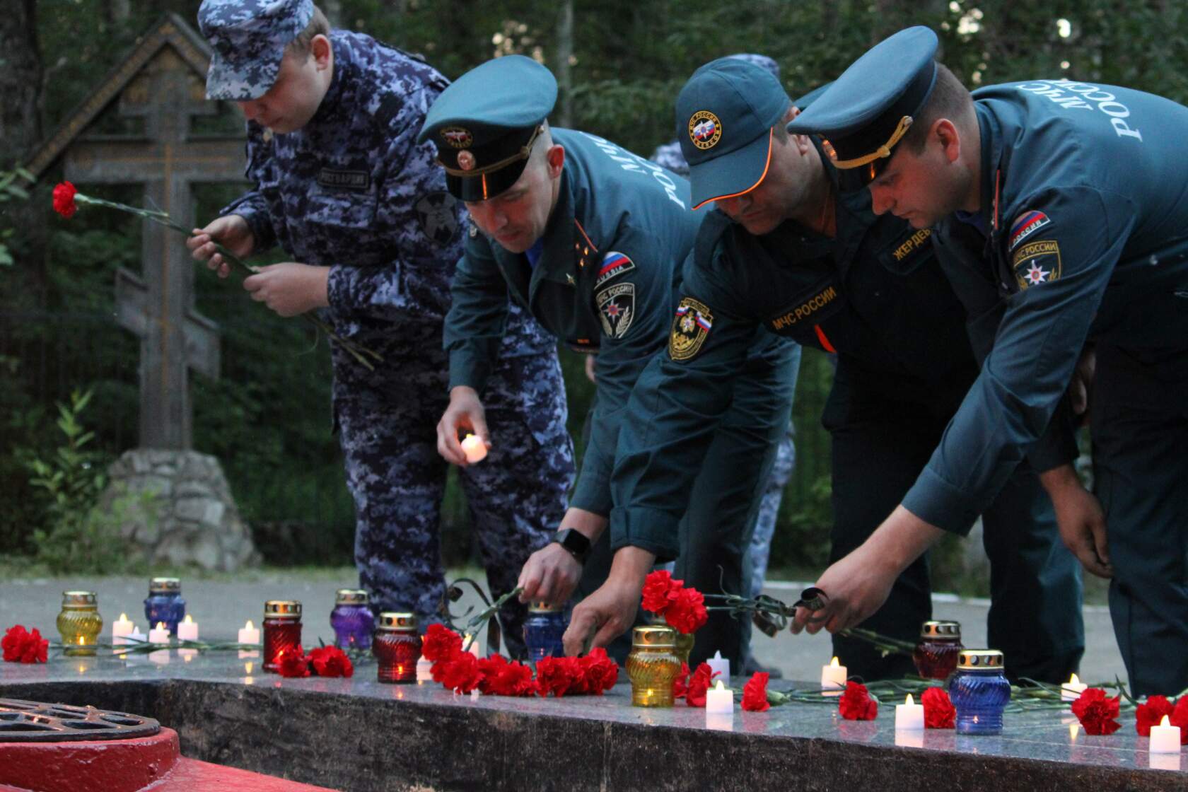 В р.п. Заокском зажгли «Свечу памяти»