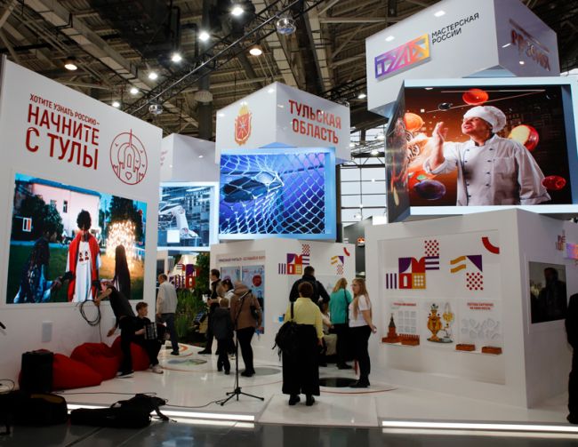 Экспозиция Тульской области на выставке «Россия» претендует на звание лучшей