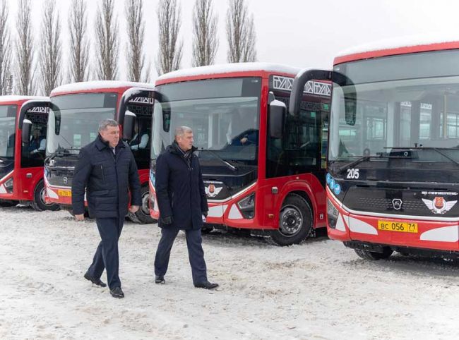 В Тулу поступили новые автобусы