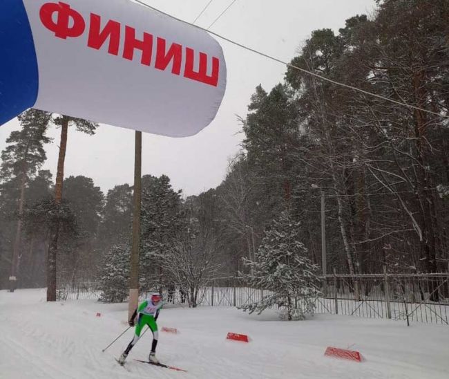 В Алексине прошли соревнования по лыжным гонкам