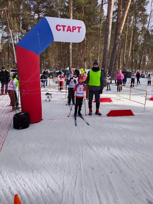 В Алексине на базе спортивной школы прошла лыжная гонка с элементами биатлона
