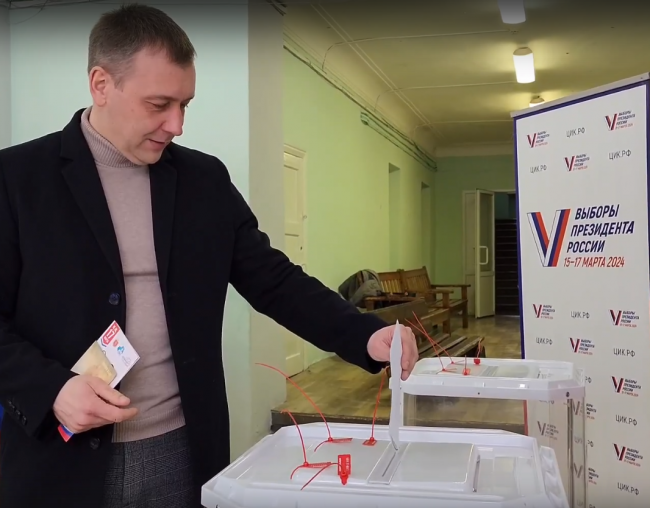 Павел Федоров проголосовал за кандидата в Президенты России