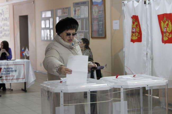 В Тульской области явка избирателей на 15 марта – 37,43%