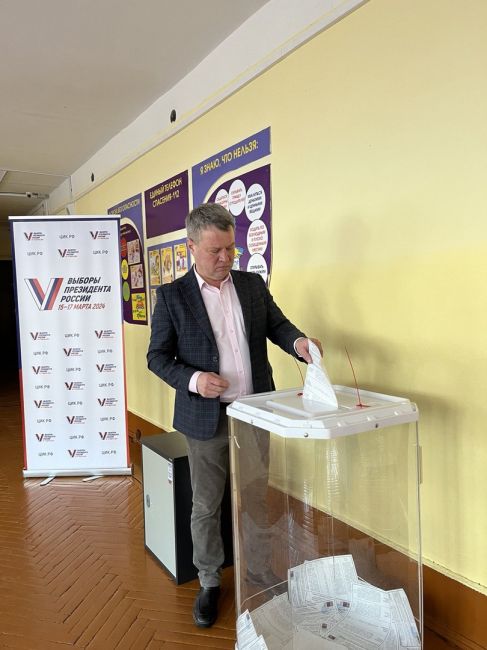 Юрий Моисеев проголосовал на выборах Президента Российской Федерации