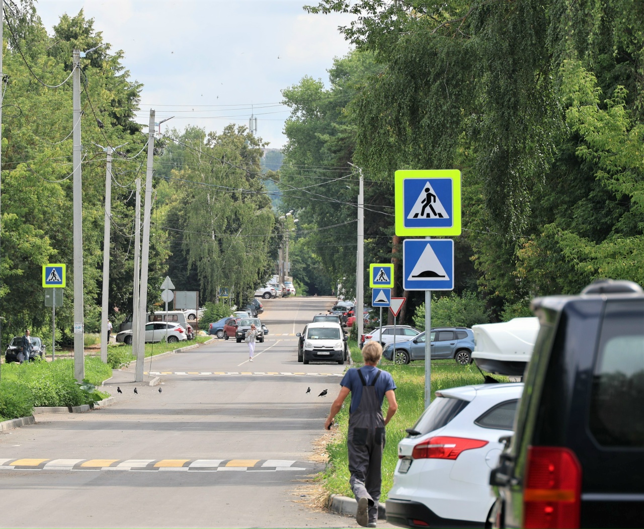 В Алексине завершён капитальный ремонт улицы Северной