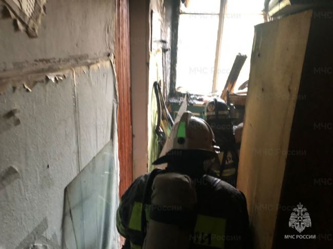 В Алексине при пожаре спасатели эвакуировали 6 человек