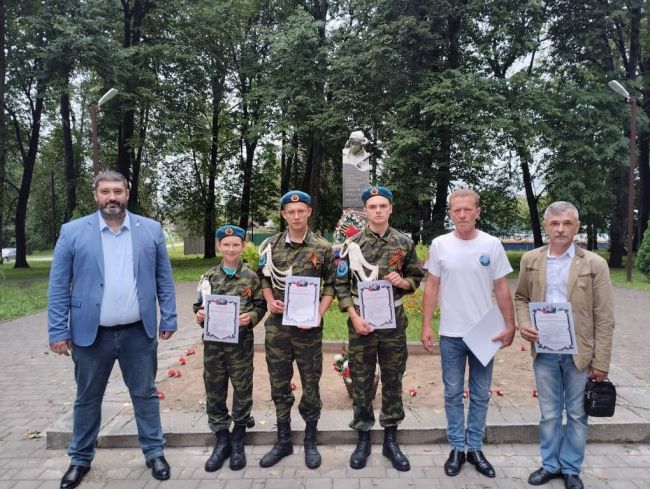 Новогуровские патриоты приняли участие в Вахте памяти в Чекалине