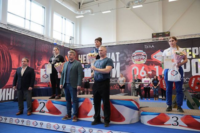 В Туле состоялось награждение победителей и призеров чемпионата и первенства России по пауэрлифтингу