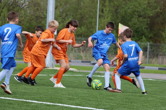В тульском Центре игровых видов спорта прошел Всероссийский детский футбольный фестиваль «Чемпионат Победителей»