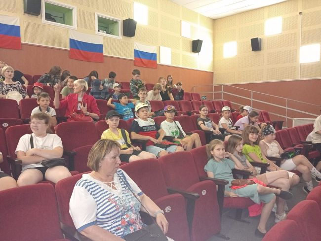 Воспитанники лагеря Чебурашка приняли участие в киномарафоне