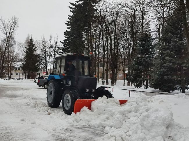В Арсеньевском районе ликвидируют последствия сильнейшего снегопада