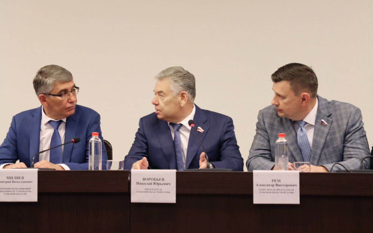 Николай Воробьев: Дума работает, чтобы Тульский край был процветающим