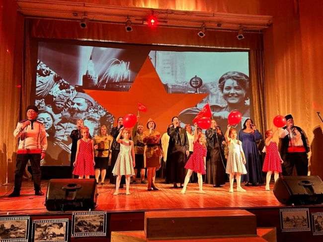 В Арсеньево прошел концерт: Девятый день ликующего мая