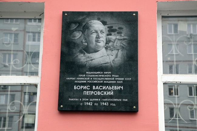 В Туле открыли памятную доску в честь Бориса Петровского, спасавшего раненых красноармейцев