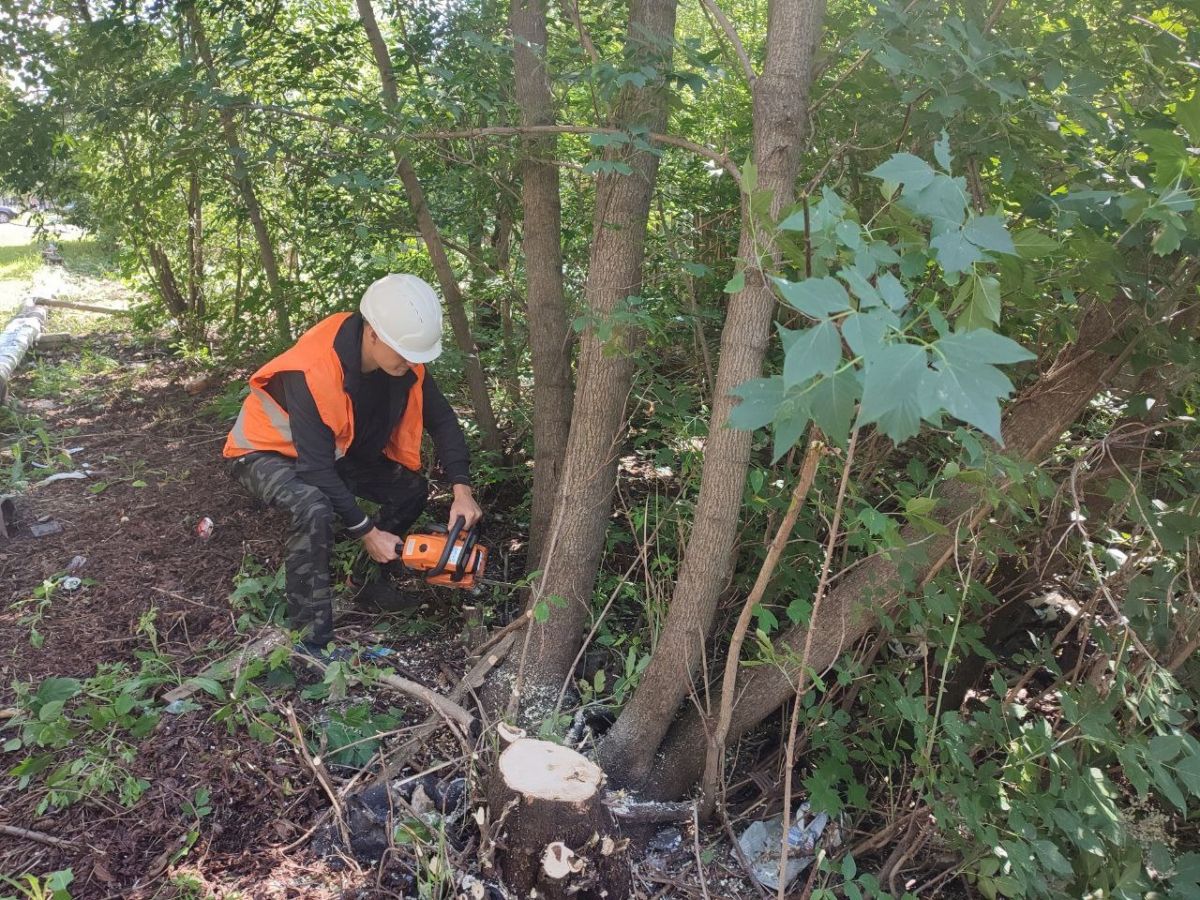 В Арсеньво продолжается благоустройство территории поселка