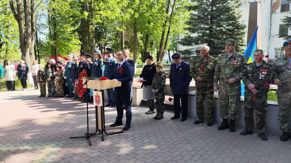 В Арсеньево прошел торжественный митинг в честь 80-й годовщины Победы в Великой Отечественной войне