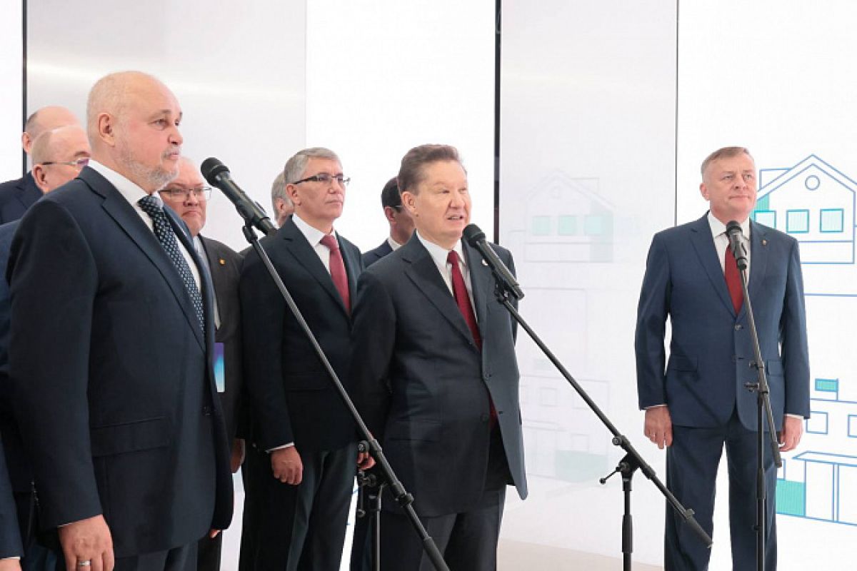 Дмитрий Миляев на Петербургском газовом форуме: Школа Одоевского района получила газ
