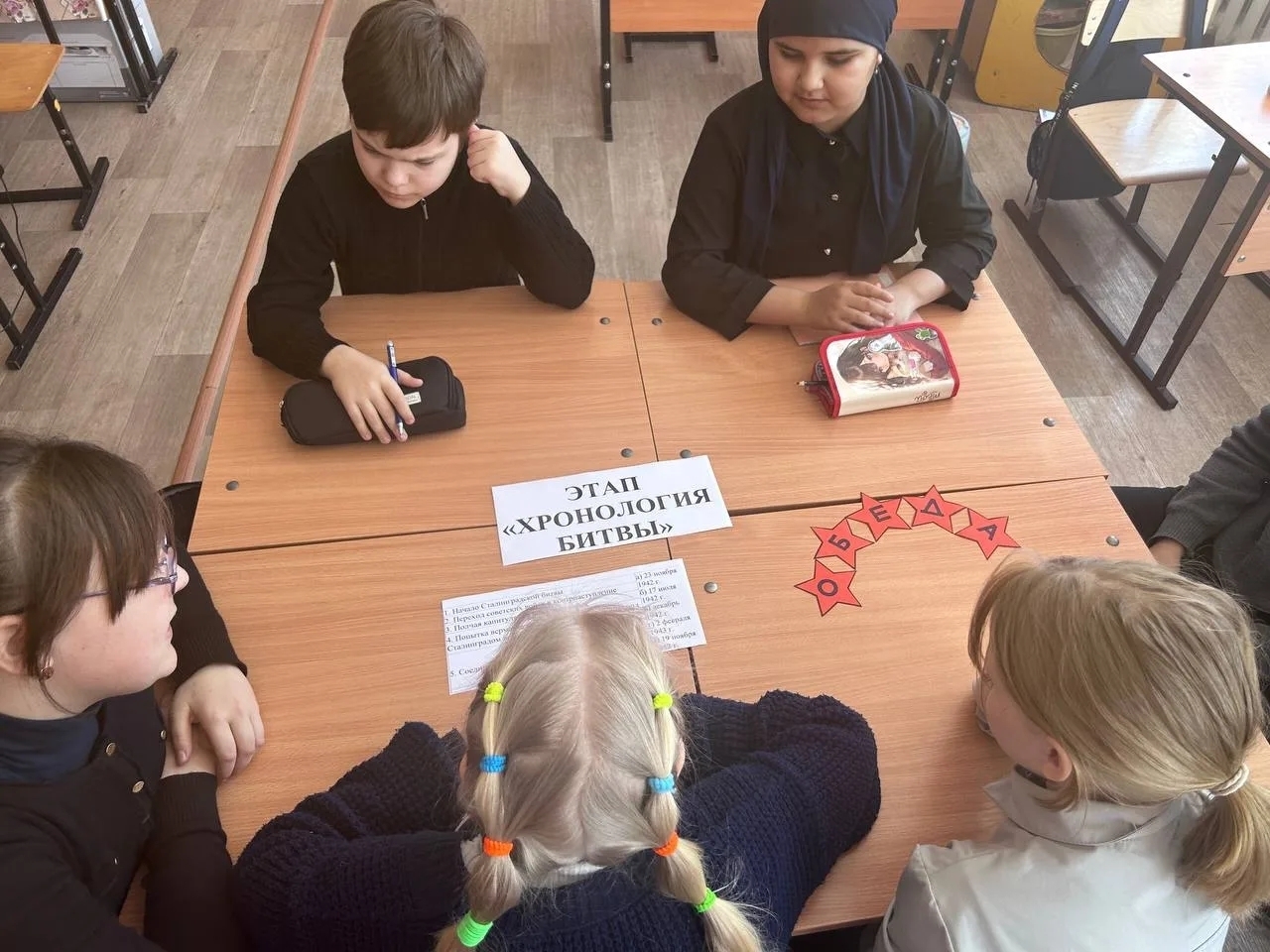 Помним и гордимся: 83 года Сталинградской битве – игра в Пристанционной школе Помним и гордимся: 83 года Сталинградской битве – игра в Пристанционной школе