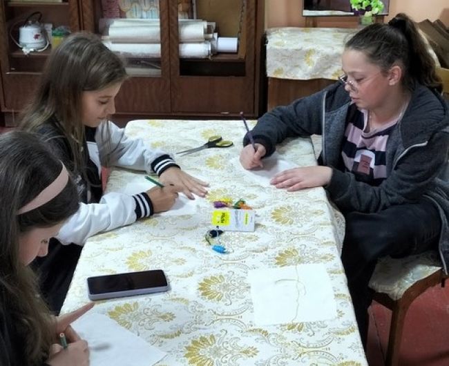 В Боброво прошел  мастер-класс по основам вышивки