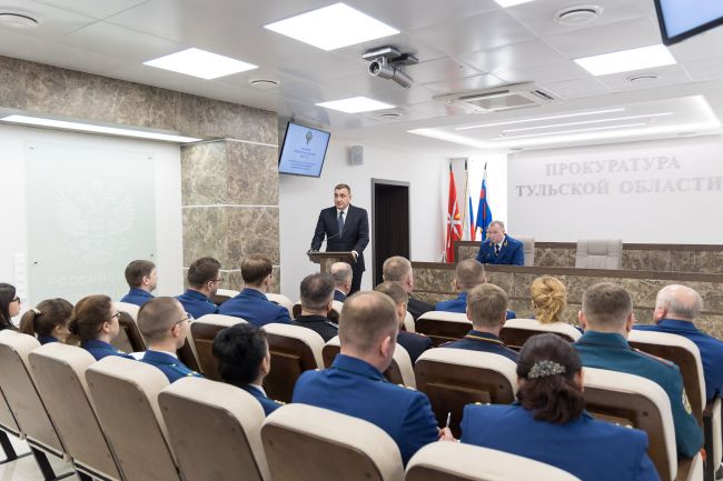 Губернатор Алексей Дюмин принял участие в итоговом заседании прокуратуры Тульской области