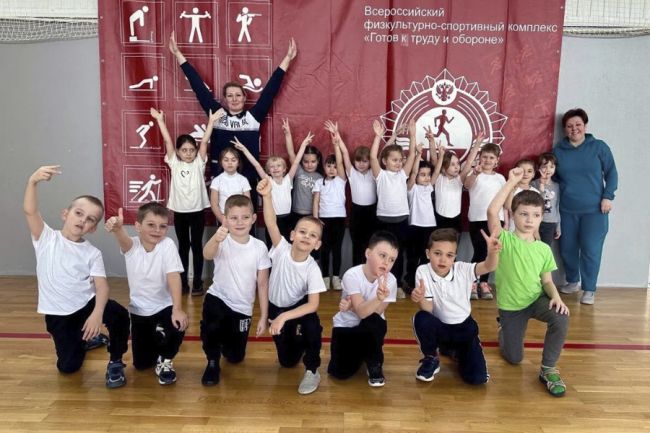 Маленькие белёвские спортсмены сделали «Первый шаг в ГТО»