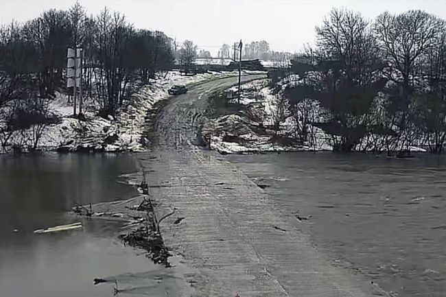 Мост в Николо-Гастуни закрыт из-за подъёма воды