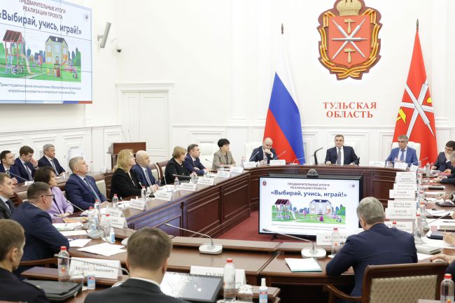 По поручению Алексея Дюмина 100 млн рублей будет направлено на обустройство детских площадок