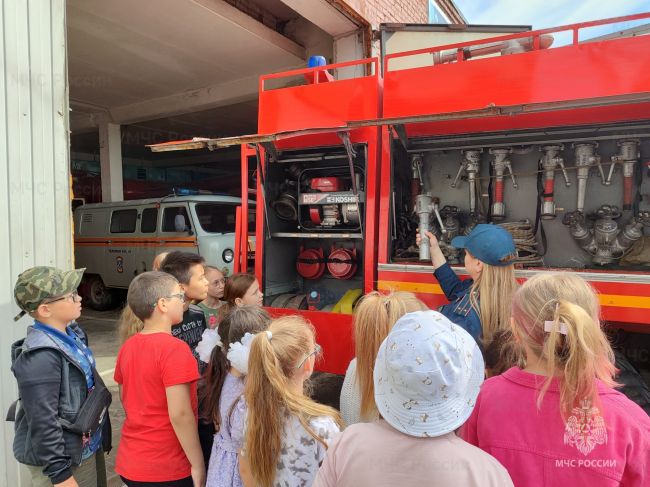 В Белёве спасатели МЧС России провели Дни безопасности для детей