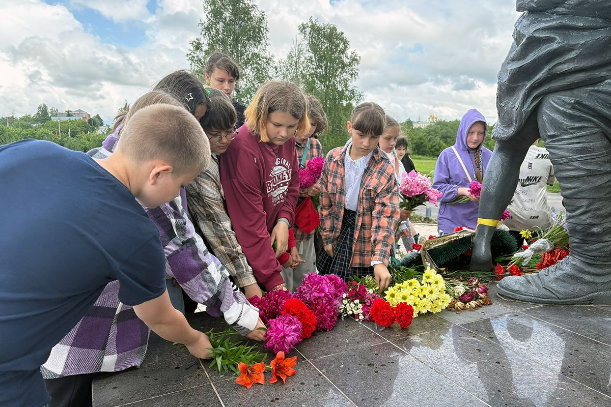 Белёвские школьники почтили память павших в годы Великой Отечественной войны
