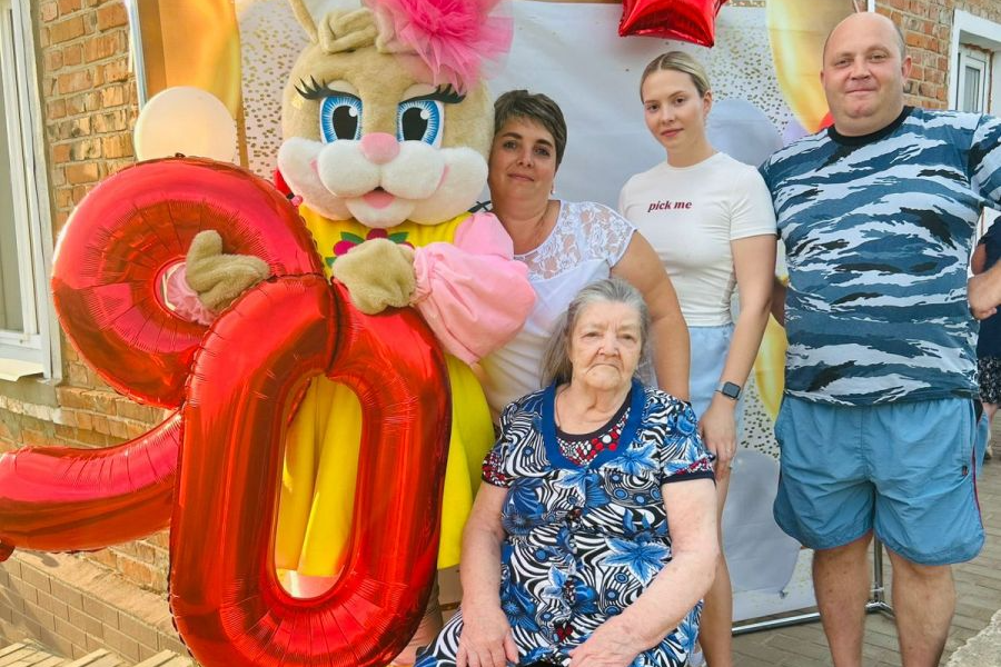 90-летний юбилей отметила жительница Белёва Мария Андреевна Лобанова