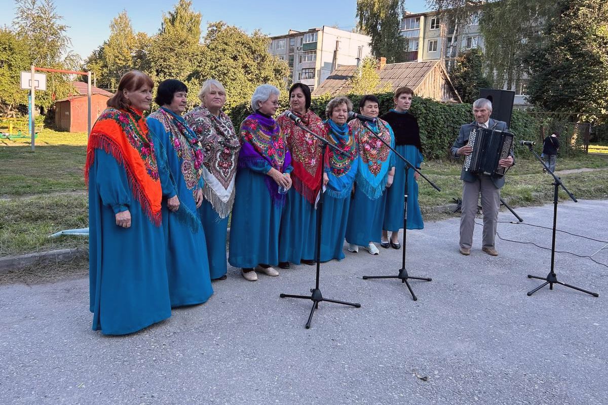 Лето в белёвских дворах продолжается