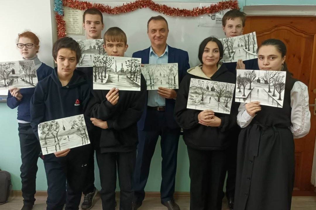 Мастер - класс по акварельной живописи для белевцев