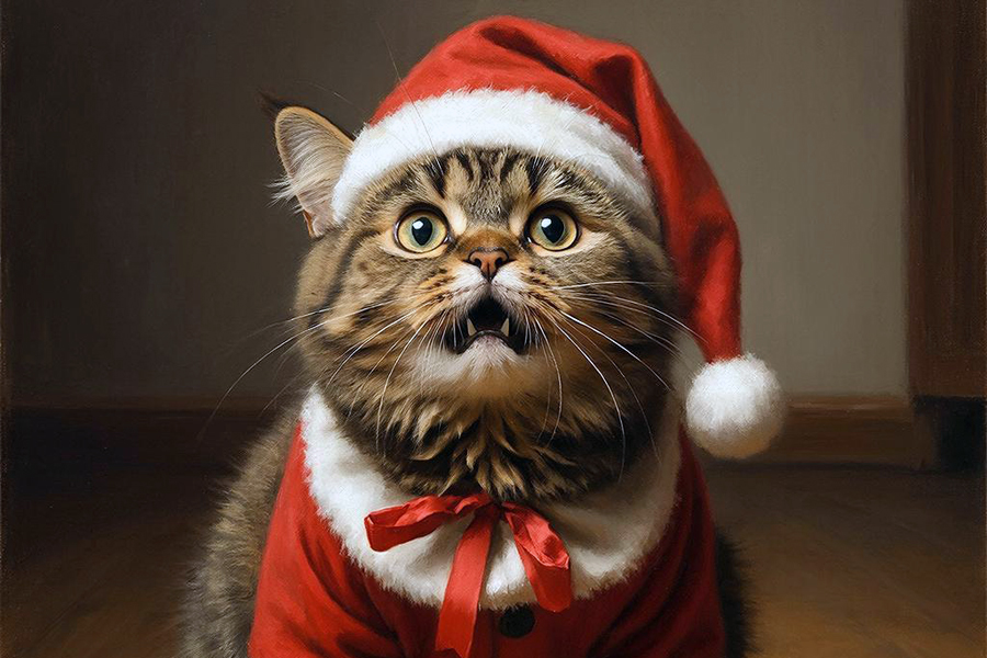 Ветеринар запретил белёвцам наряжать домашних кошек на Новый год Ветеринар запретил белёвцам наряжать домашних кошек на Новый год