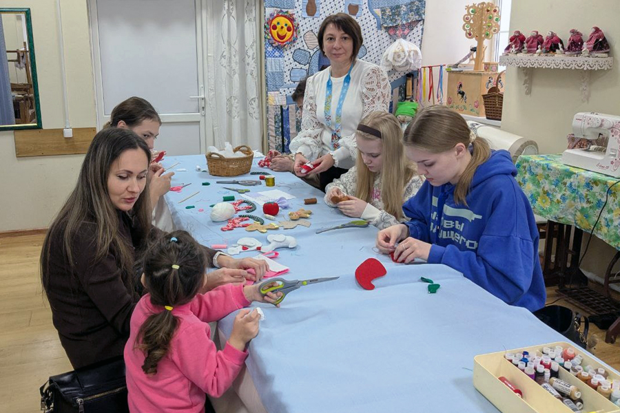 В Белёве прошёл новогодний мастер-класс