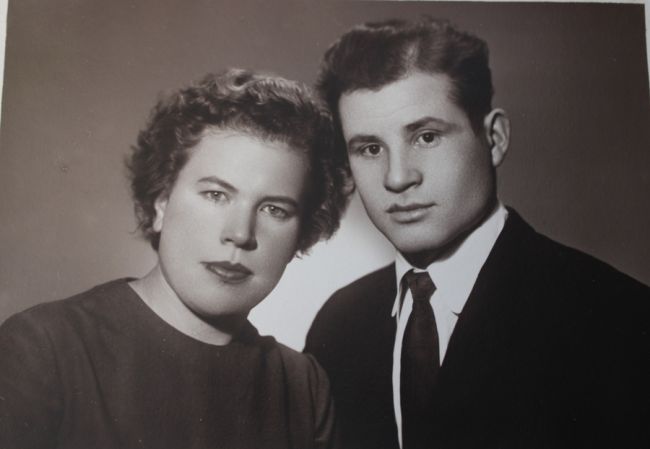 Бриллиантовый юбилей семьи Минаевых, 1963г.