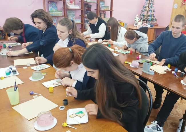 В Богородицкой детской библиотеке состоялся мастер-класс