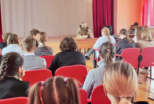В Богородицкой средней школе № 1 состоялась памятная встреча