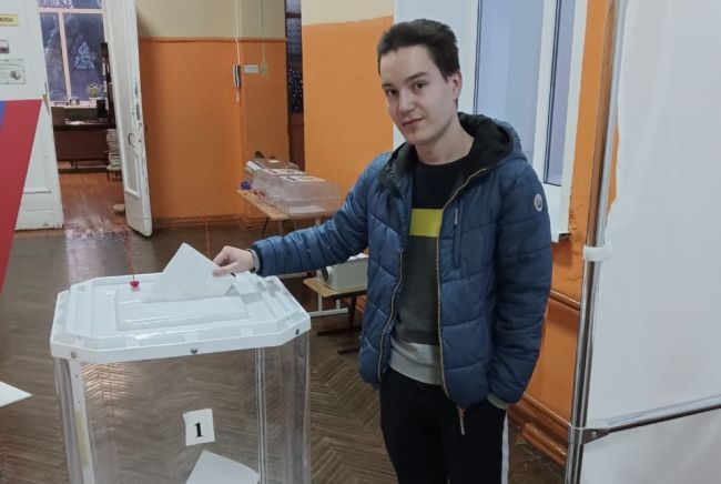 Молодые избиратели активны на выборах Президента РФ