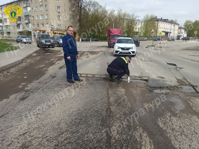 Прокуратуру не удовлетворяет состояние дорог в Ясногорске