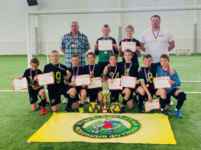Юные воспитанники Богородицкой ДЮСШ одержали победу  в областном этапе турнира «Кожаный мяч»