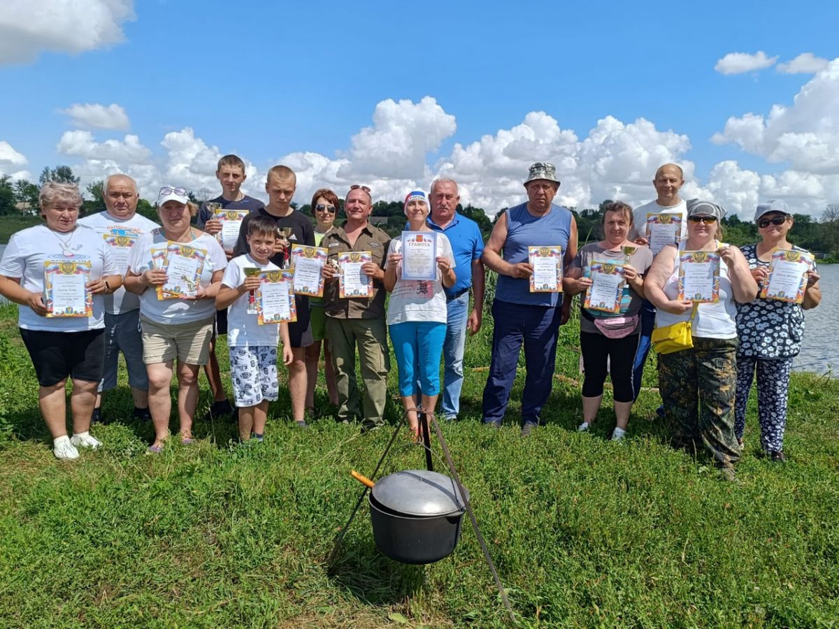 Любители рыбной ловли соревновались за звание «Лучший» в селе Сергиевское Куркинского района