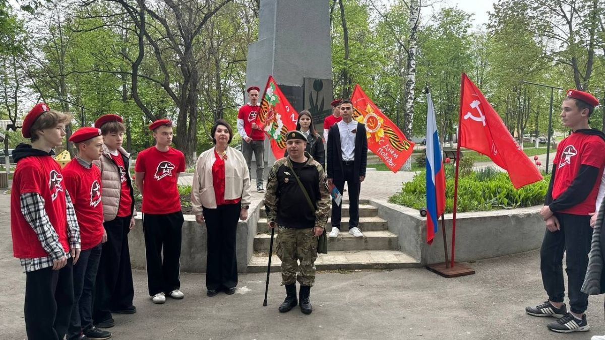 В сквере Афганской памяти в Богородицке прошла «Линейка памяти»