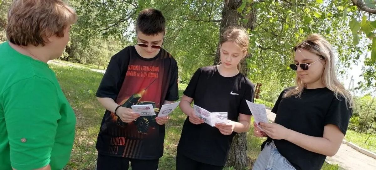 На улицах села Бахметьево прошла антинаркотическая акция
