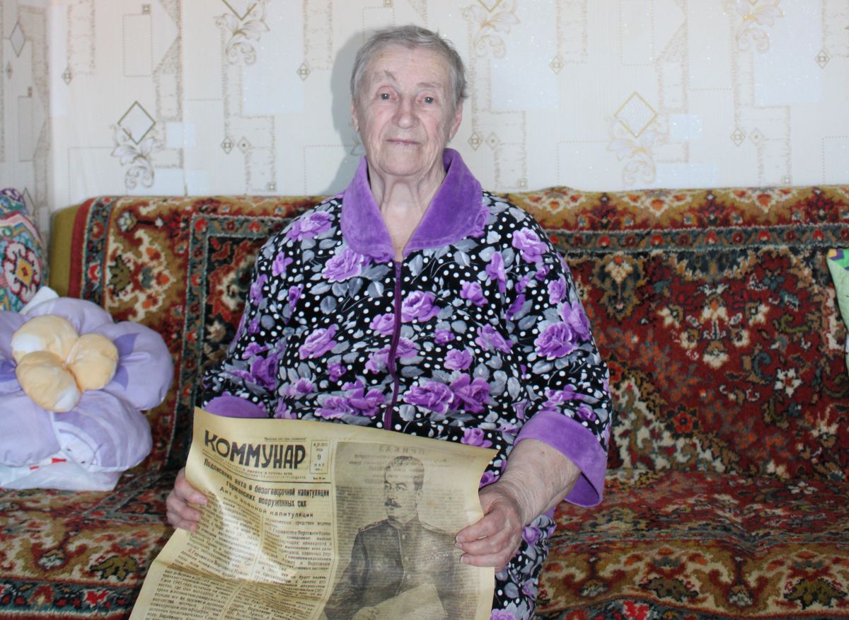 О Дне Победы  вспоминает одна из старейших жительниц Богородицкого района